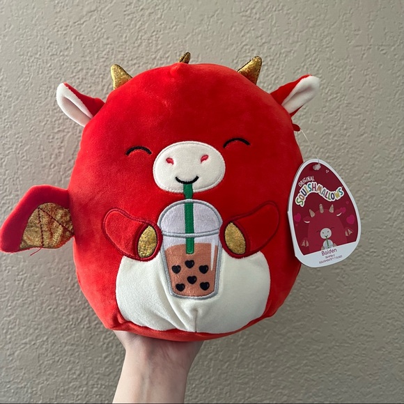 Squishmallows Other - NWT 8” Baiden the Dragon Squishmallow